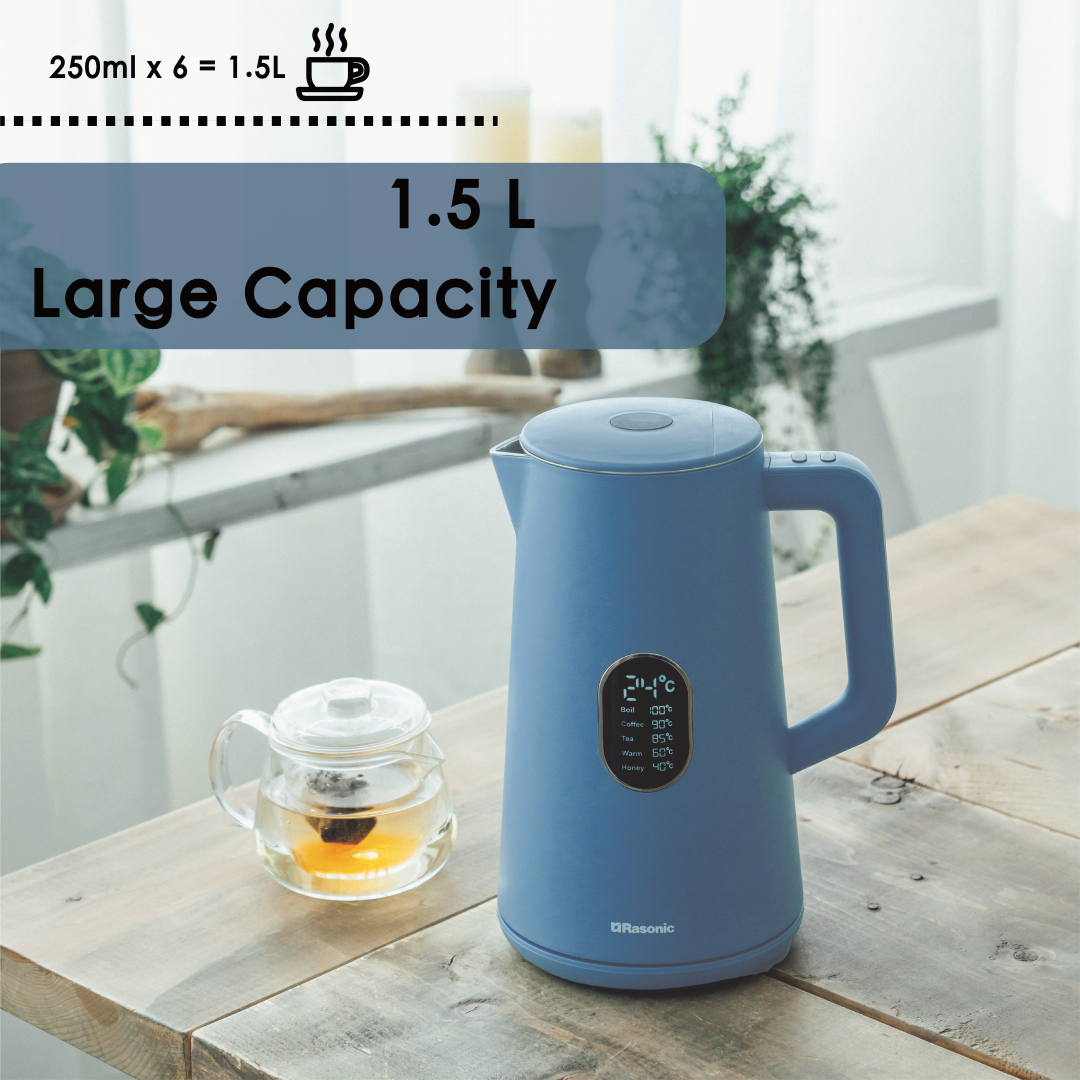 Cordless Temperature Control Kettle - RK-YKK15