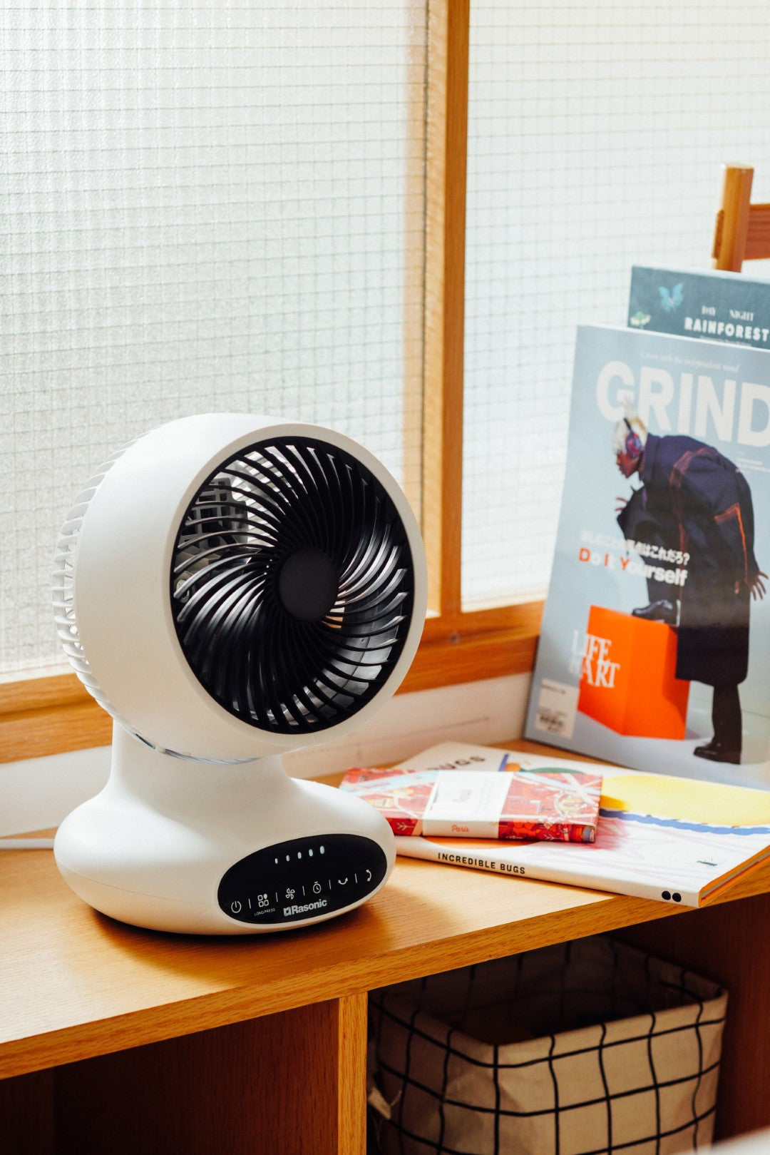 Circulation Fan (Around 6"/15.2cm/White Color) - RCF-6WL