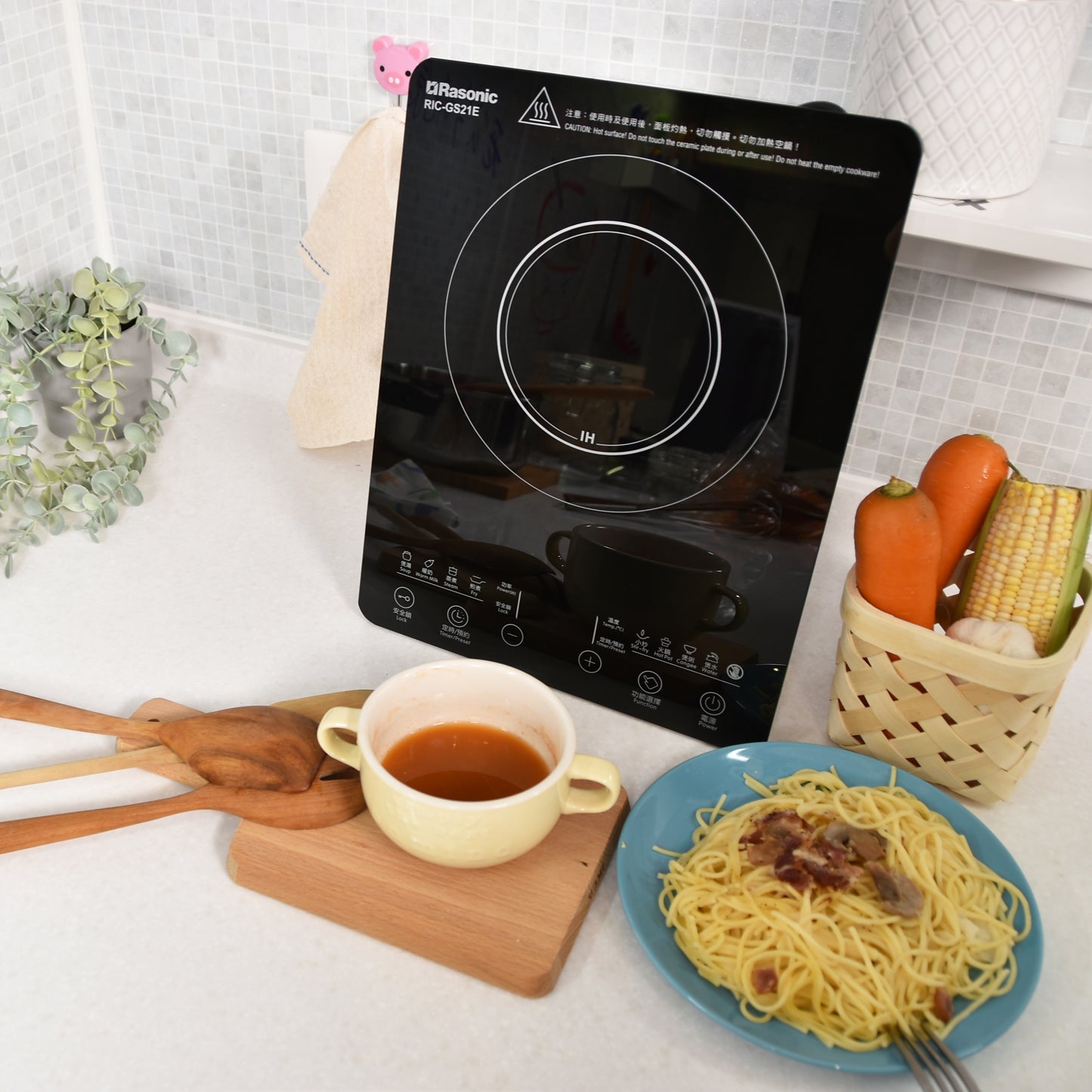 Compact Induction Cooker (13A/Touch Panel/Simple Control) - RIC-GS21E