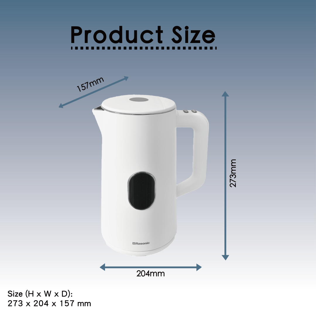 Cordless Temperature Control Kettle - RK-YKK15