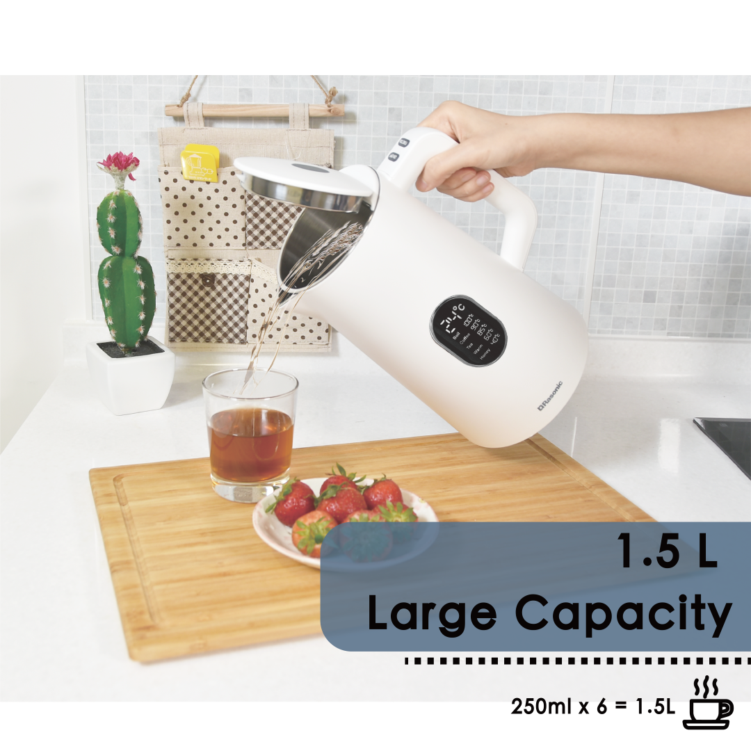 Cordless Temperature Control Kettle - RK-YKK15