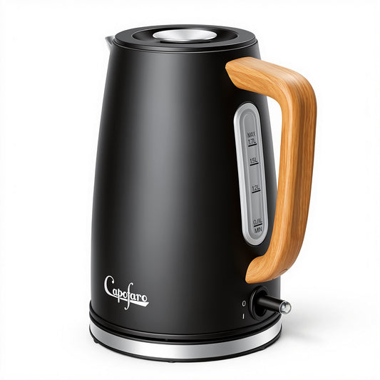 Capofaro Black  Electric Kettle (UK Plug) (CK-DL1413B/UK)