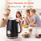 Capofaro Black and Rose Gold  Electric Kettle (UK Plug) (CK-DL5402B/UK)