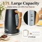 Capofaro Black  Electric Kettle (UK Plug) (CK-DL1413B/UK)