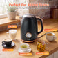 Capofaro Black and Rose Gold  Electric Kettle (UK Plug) (CK-DL5402B/UK)