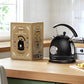 Rasonic Classic Retro Electric Kettle (US Plug) (Matt Finish Black and Rose Gold)